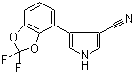 咯菌腈分子结构 (CAS 131341-86-1)