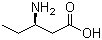 (R)-3-氨基戊酸分子结构 (CAS 131347-76-7)