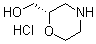 (2S)-2-吗啉甲醇盐酸盐分子结构 (CAS 1313584-92-7)