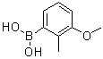 structure of CAS# 1313617-76-3, 3-Methoxy-2-methylphenylboronic acid