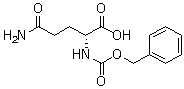 N-苄氧羰基-D-谷氨酰胺分子结构 (CAS 13139-52-1)