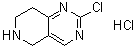 2-氯-5,6,7,8-四氢吡啶并[4,3-d]嘧啶盐酸盐分子结构 (CAS 1314723-39-1)