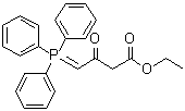 structure of CAS# 13148-05-5, 4-(Triphenylphosphoranylidene)acetoacetic acid ethyl ester