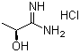 structure of CAS# 1314999-69-3, (2S)-2-Hydroxypropanimidamide hydrochloride (1:1)