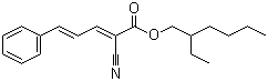 2-氰基-5-苯基-2,4-戊二烯酸 2-乙基己酯分子结构 (CAS 131512-74-8)