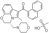 structure of CAS# 131543-23-2, WIN 55212-2 mesylate