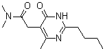 2-丁基-1,6-二氢-N,N,4-三甲基-6-氧代-5-嘧啶乙酰胺分子结构 (CAS 1315478-13-7)