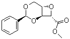 (S)-2,4-脱水-3,5-O-(苯基亚甲基)-D-来苏糖酸甲酯分子结构 (CAS 131550-06-6)