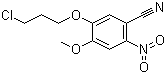 CAS 登录号：1315512-61-8, 5-(3-氯丙氧基)-4-甲氧基-2-硝基苯甲腈