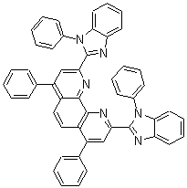CAS # 1315609-59-6, 4,7-Diphenyl-2,9-bis(1-phenyl-1H-benzimidazol-2-yl)-1,10-phenanthroline
