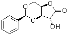 3,5-O-[(S)-苯基亚甲基]-D-木糖酸 gamma-内酯分子结构 (CAS 131614-83-0)