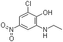 2-氯-6-乙氨基-4-硝基苯酚分子结构 (CAS 131657-78-8)