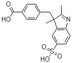 CAS # 1316891-34-5, 4-[(2,3-Dimethyl-5-sulfo-3H-indol-3-yl)methyl]benzoic acid