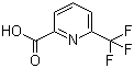 structure of CAS# 131747-42-7, 6-(三氟甲基)吡啶-2-甲酸