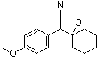 1-(羟基环己基)-(4-甲氧基苯基)乙腈分子结构 (CAS 131801-69-9)