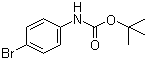 structure of CAS# 131818-17-2, N-(tert-Butoxycarbonyl)-4-bromoaniline