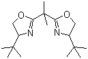 (S,S)-(-)-2,2'-异丙叉双(4-叔丁基-2-噁唑啉)分子结构 (CAS 131833-93-7)