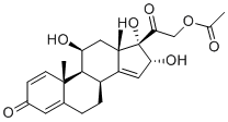 structure of CAS# 131918-72-4, 布地奈德1,4,14-三烯三醇杂质