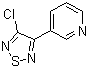structure of CAS# 131986-28-2, 3-氯-4-(吡啶-3-基)-1,2,5-噻二唑