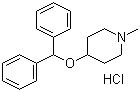 structure of CAS# 132-18-3, Diphenylpyraline hydrochloride