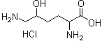 structure of CAS# 13204-98-3, 5-Hydroxy-DL-lysine hydrochloride