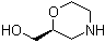 (S)-吗啉-2-甲醇分子结构 (CAS 132073-83-7)