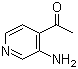 1-(3-氨基-4-吡啶基)乙酮分子结构 (CAS 13210-52-1)