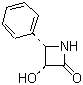 (3R,4S)-3-Hydroxy-4-phenyl-2-azetidinone molecular structure (CAS 132127-34-5)