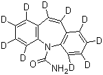 卡马西平-D10分子结构 (CAS 132183-78-9)