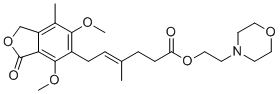 O-甲基麦考酚酸莫酯分子结构 (CAS 1322681-37-7)