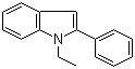 structure of CAS# 13228-39-2, 1-Ethyl-2-phenylindole