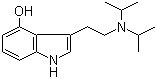 4-羟基-N,N-二异丙基色胺分子结构 (CAS 132328-45-1)