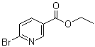 6-溴烟酸乙酯分子结构 (CAS 132334-98-6)