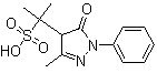 4,5-二氢-alpha,alpha,3-三甲基-5-氧代-1-苯基-1H-吡唑-4-甲磺酸分子结构 (CAS 1323485-71-7)