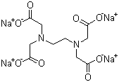 structure of CAS# 13235-36-4, 乙二胺四乙酸四钠