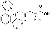 structure of CAS# 132388-58-0, N'-(三苯甲基)-L-天冬酰胺