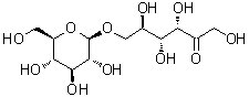 6-O-beta-D-吡喃葡萄糖基-D-果糖分子结构 (CAS 132436-90-9)