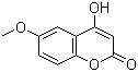 structure of CAS# 13252-84-1, 4-Hydroxy-6-methoxycoumarin