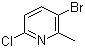 5-溴-2-氯-6-甲基吡啶分子结构 (CAS 132606-40-7)