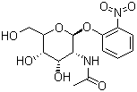 structure of CAS# 13264-92-1, 2-Nitrophenyl 2-acetamido-2-deoxy-beta-D-glucopyranoside