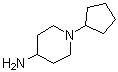 1-环戊基-4-哌啶胺分子结构 (CAS 132740-50-2)