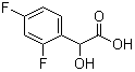 structure of CAS# 132741-30-1, (+/-)-2,4-Difluoromandelic acid