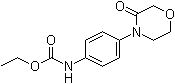 N-[4-(3-氧代-4-吗啉基)苯基]氨基甲酸乙酯分子结构 (CAS 1327778-39-1)