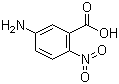 structure of CAS# 13280-60-9, 5-氨基-2-硝基苯甲酸