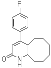 4-(4-氟苯基)-5,6,7,8,9,10-六氢环辛烷并[b]吡啶-2(1H)-酮分子结构 (CAS 132812-72-7)