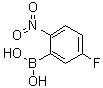 structure of CAS# 1329171-65-4, 5-氟-2-硝基苯硼酸