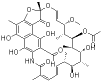 structure of CAS# 13292-22-3, 3-甲酰基利福霉素