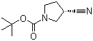 structure of CAS# 132945-78-9, (S)-1-Boc-3-氰基吡咯烷