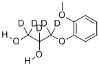 structure of CAS# 1329563-41-8, rac Guaifenesin-[d5]