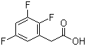 2,3,5-三氟苯乙酸分子结构 (CAS 132992-28-0)